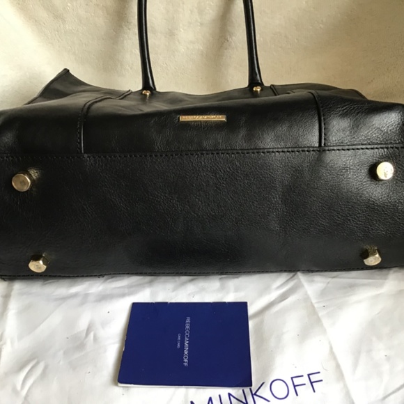 Rebecca Minkoff Black Leather Tote Bag - Picture 13 of 16